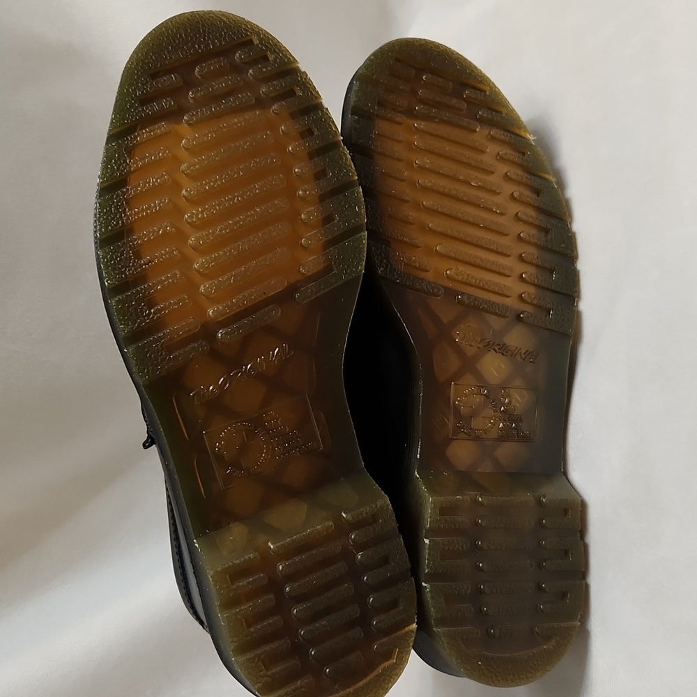 Dr. Martens Adrian Tassel Leather Casual Black Loafers (Uni M Size 7, W Size 8) - Picture 12 of 14